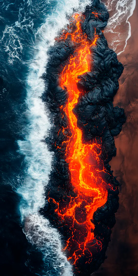 Обои на телефон: Скамья и океан