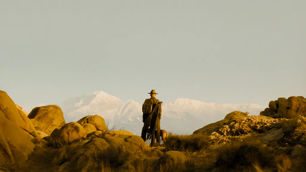 Desktop wallpaper: Lone traveler