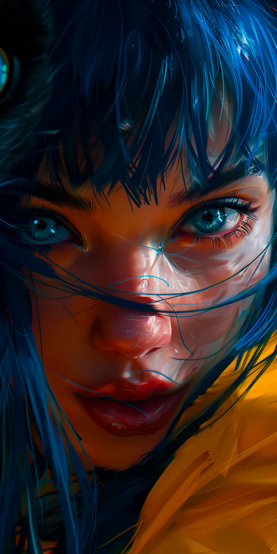 Phone wallpaper: Neon look