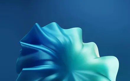 Абстрактный, Волнистый, Глянцевый, Мягкая текстура, Градиент, Минимализм