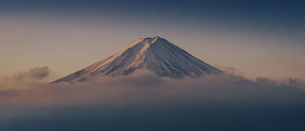 Гора, Снеж, Облака, Туман, Вершина, Закат, Вулкан, Ultrawide