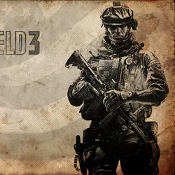 Солдат в футуристическом костюме