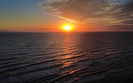 Закат, Море, Пейзаж, Природа, Океан