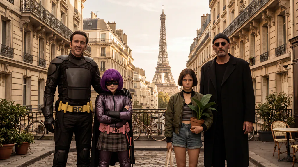 Шпалери для робочого столу: Сімейний відпочинок у Парижі