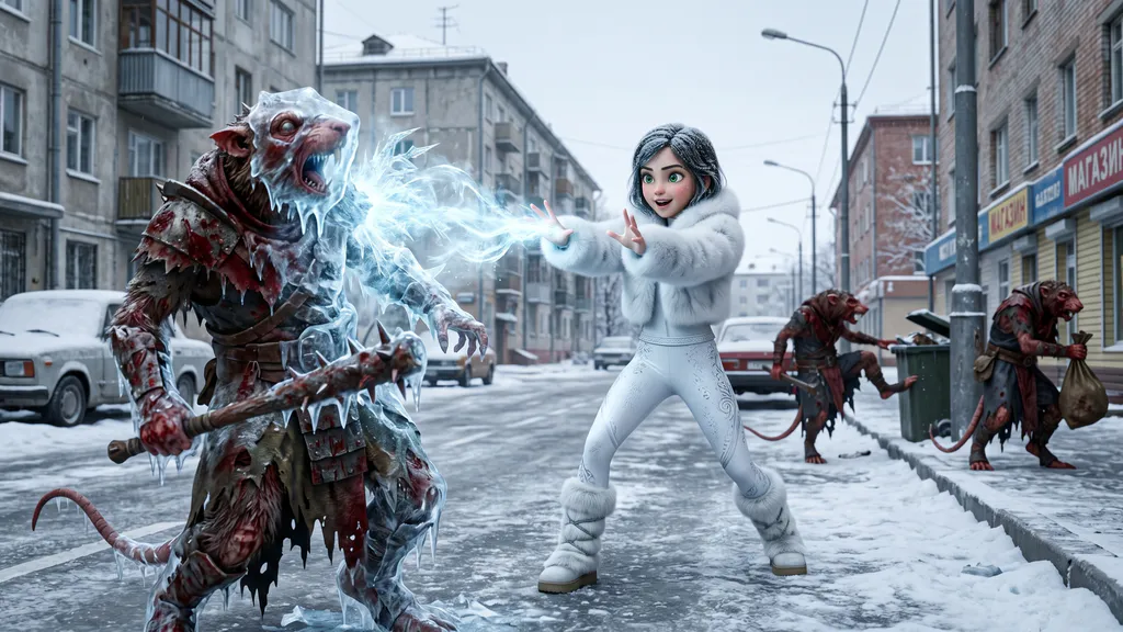 Обои на рабочий стол: Замерзайка