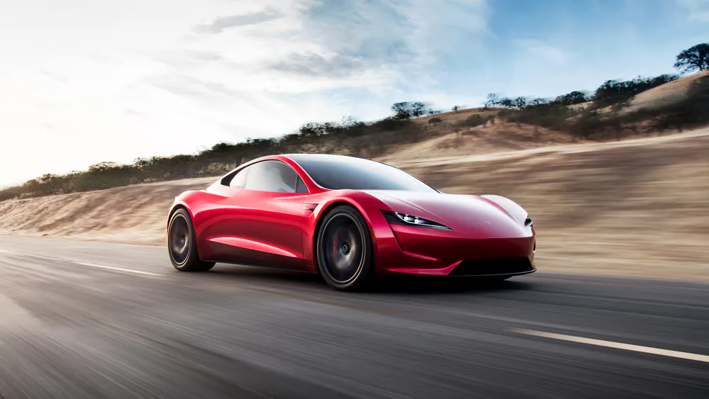 Wallpaper Tesla roadster 1920x1080