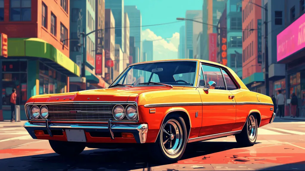 Обои на рабочий стол: Ретро автомобиль