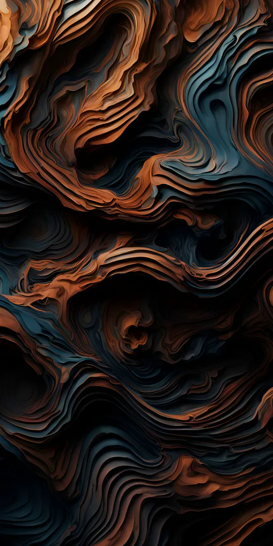 Phone wallpaper: Relief depth
