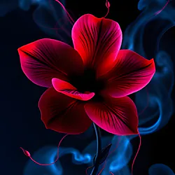 Illustration with flowers