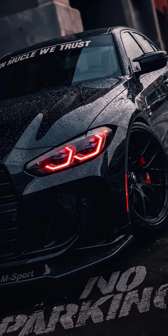 Обои на телефон: Черный BMW M