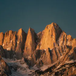 Evening in the mountains