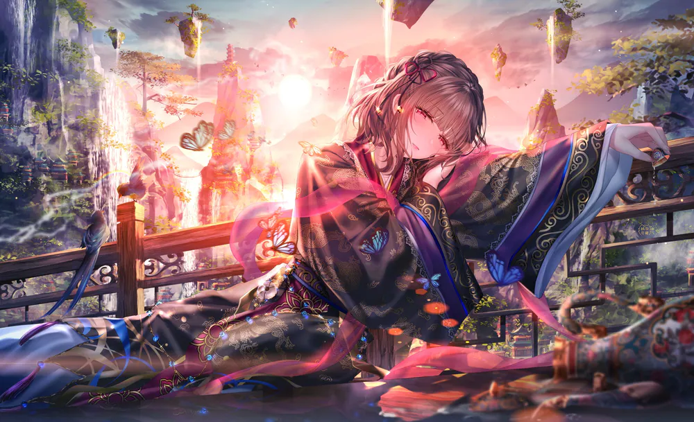 Wallpaper Anime girl 1600x1200