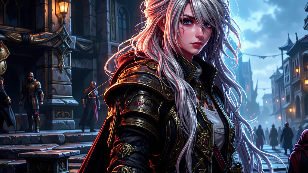 Обои на рабочий стол: Серебряная изгнанница