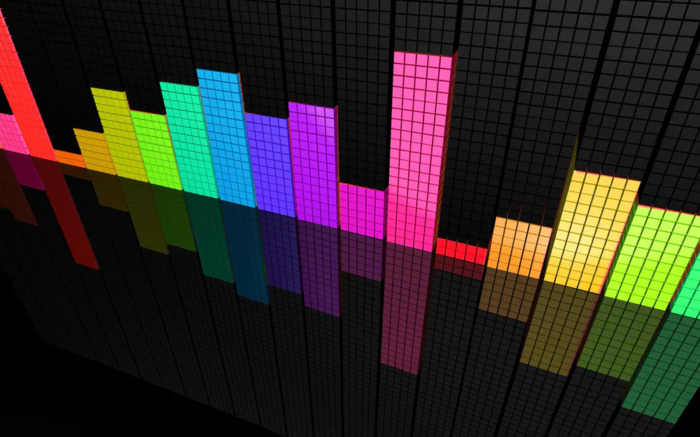Manually crop 3d color bars, 3d, Color, Bars wallpaper to 1920x1080 ...