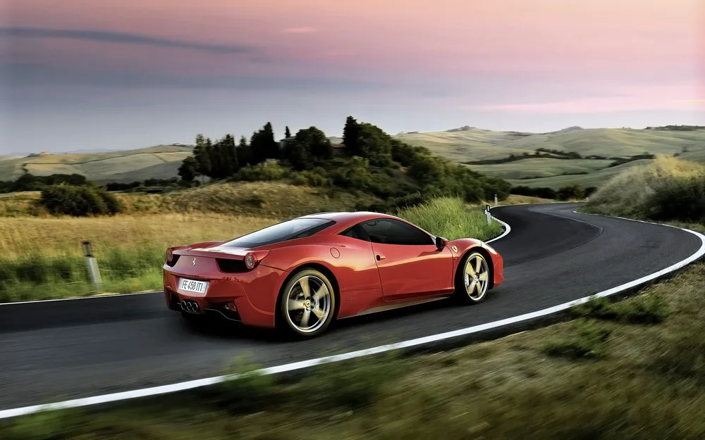 Шпалери Ferrari 458 Spider 1280x720