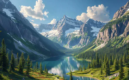 Canada, Lake, Lakes, Mountain, Nature