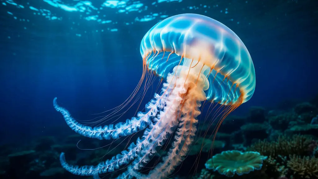 Обои на рабочий стол: Медуза