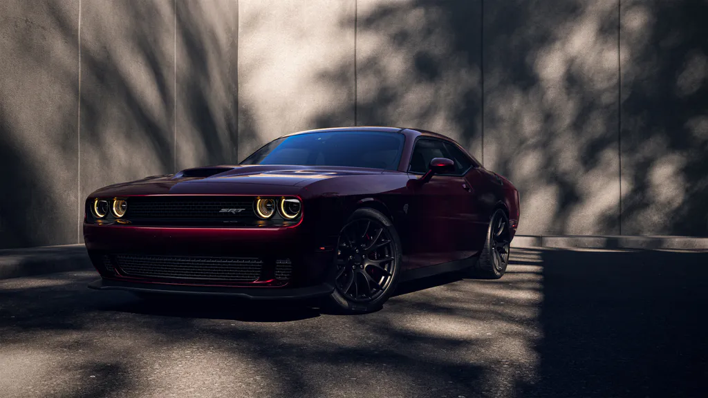 Обои на рабочий стол: Dodge Challenger SRT Hellcat