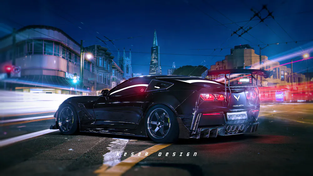 Wallpaper Corvette C7 2048x1152