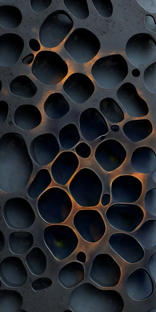 Phone wallpaper: Organic grid