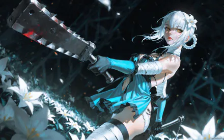 Kaine, Nier, Fantasy, Art