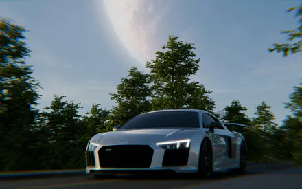 Автомобиль, Природа, Дорога, Audi