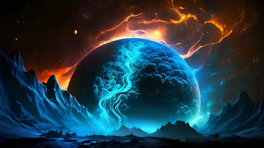 Шпалери для робочого столу: Неоновий світанок