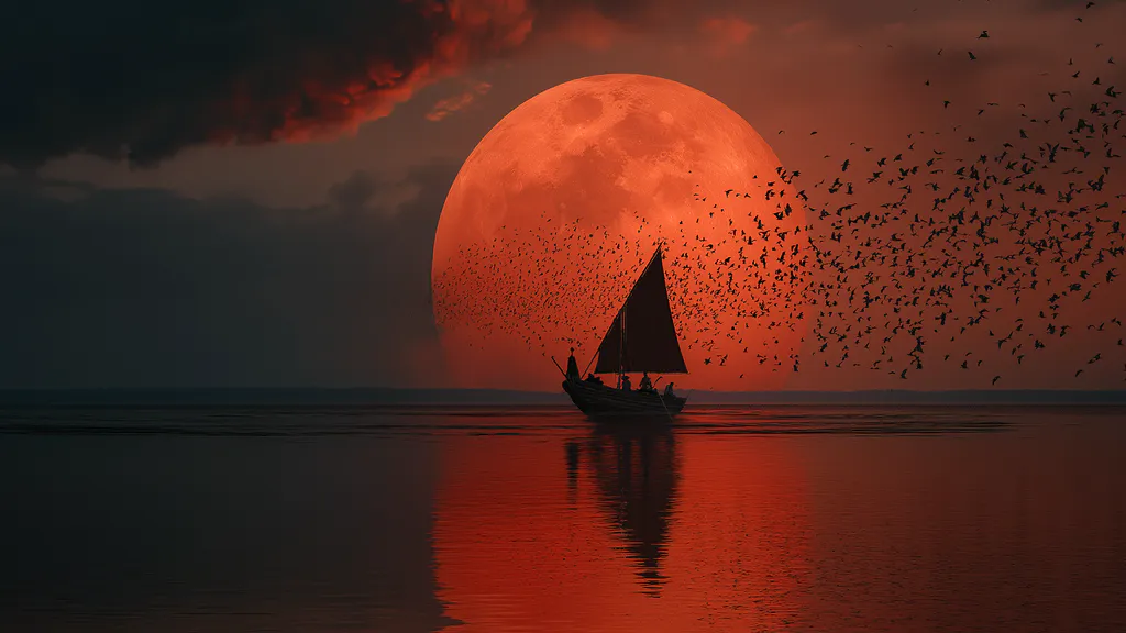 Шпалери для робочого столу: Червоний горизонт