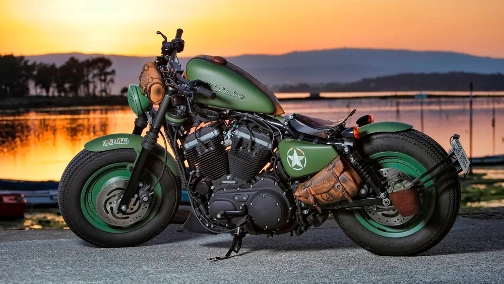Wallpaper Harley Davidson Sportster Iron 883 1920x1080