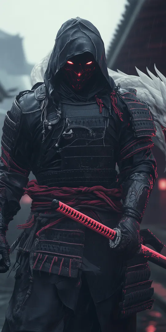 Phone wallpaper: Dark ninja