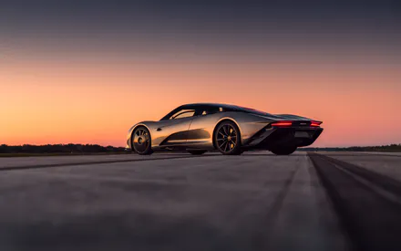 McLaren Speedtail 2019, Захід сонця, Вечір, Суперкар, Гіперкар