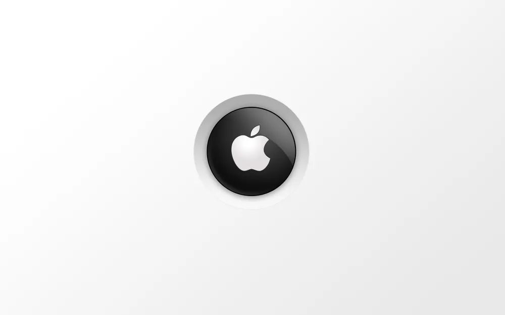 Wallpaper Apple Glass White 1280x720