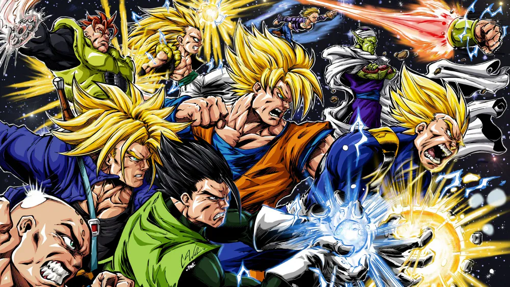 Wallpaper Dragon ball z 1366x768