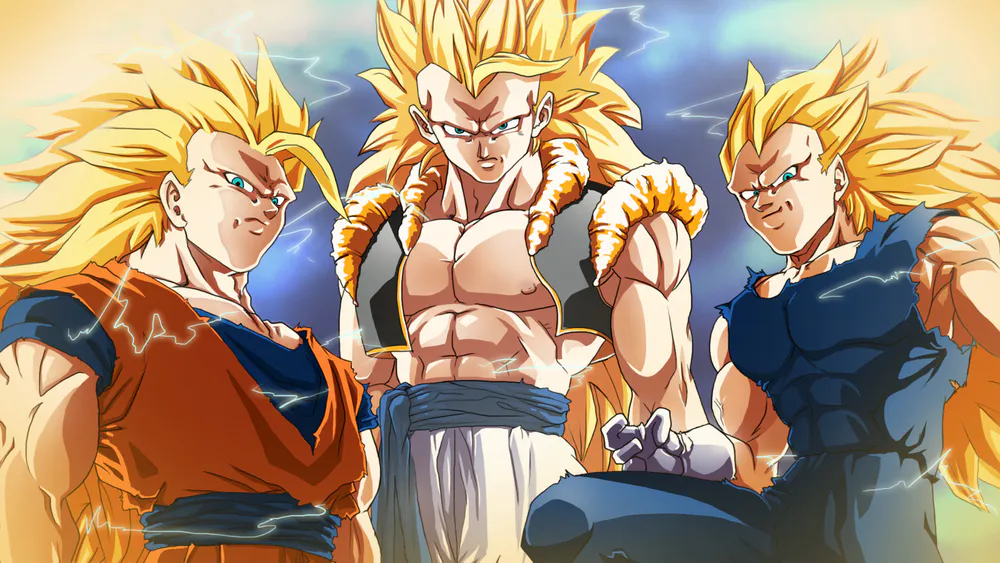 Wallpaper Goku and Vegeta Fusion Dragon Ball Z 1920x1080