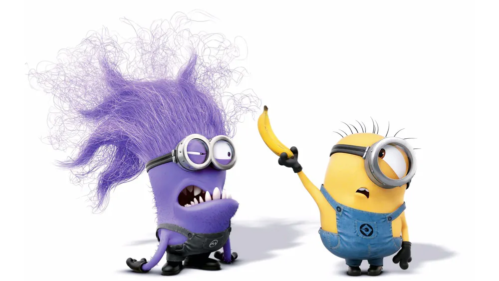 Wallpaper Purple Minions 1024x576