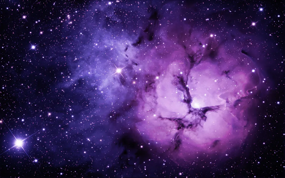 Wallpaper Purple space 2560x1440