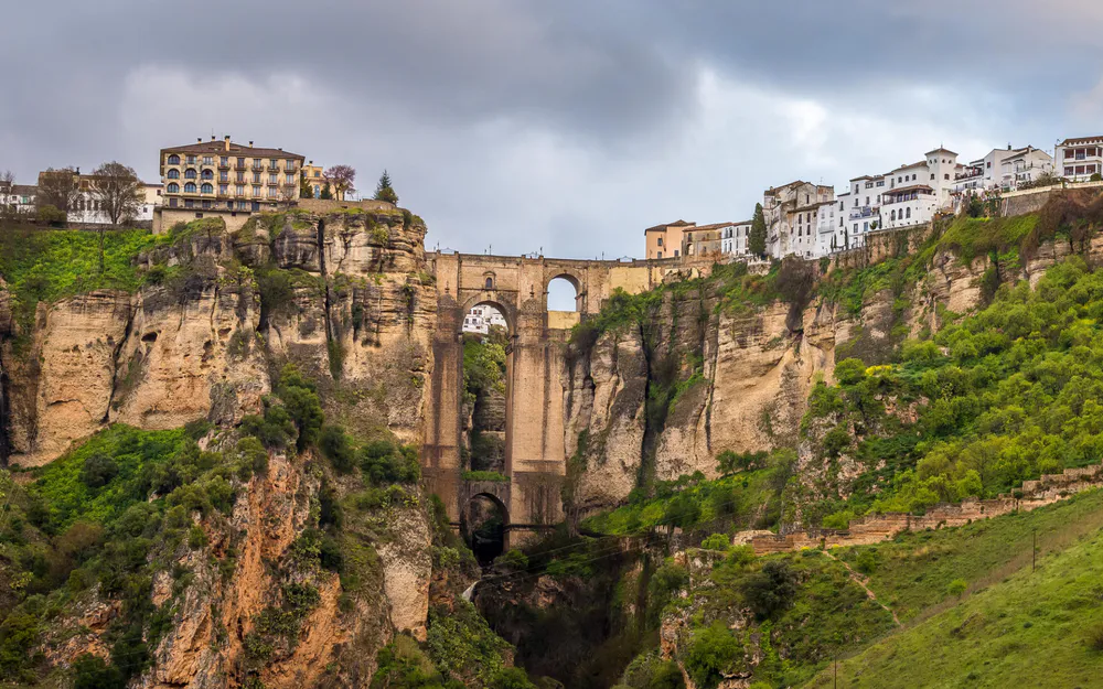 Wallpaper Ronda Malaga Spain 3440x1440