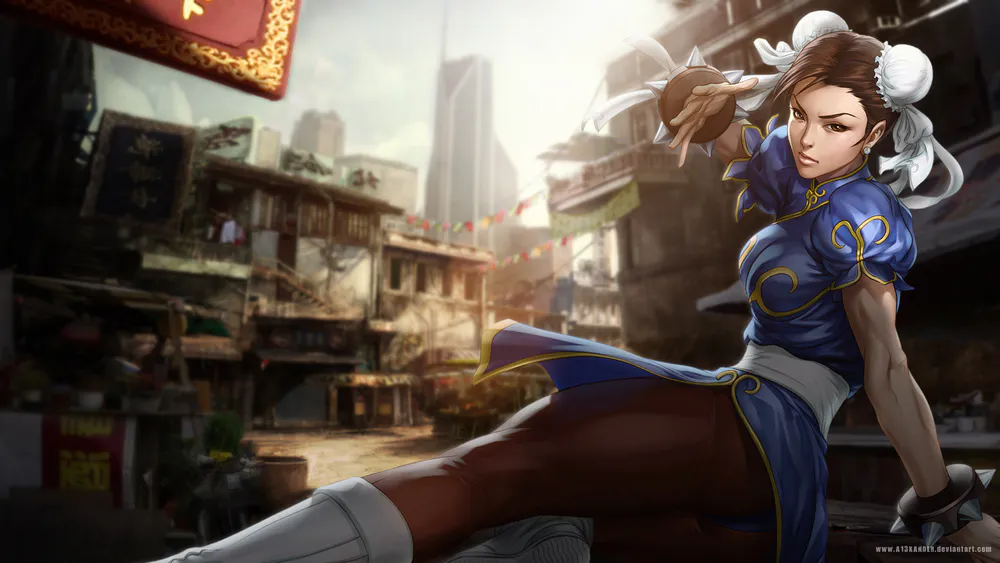 Wallpaper Street Fighter Chun Li 1024x768