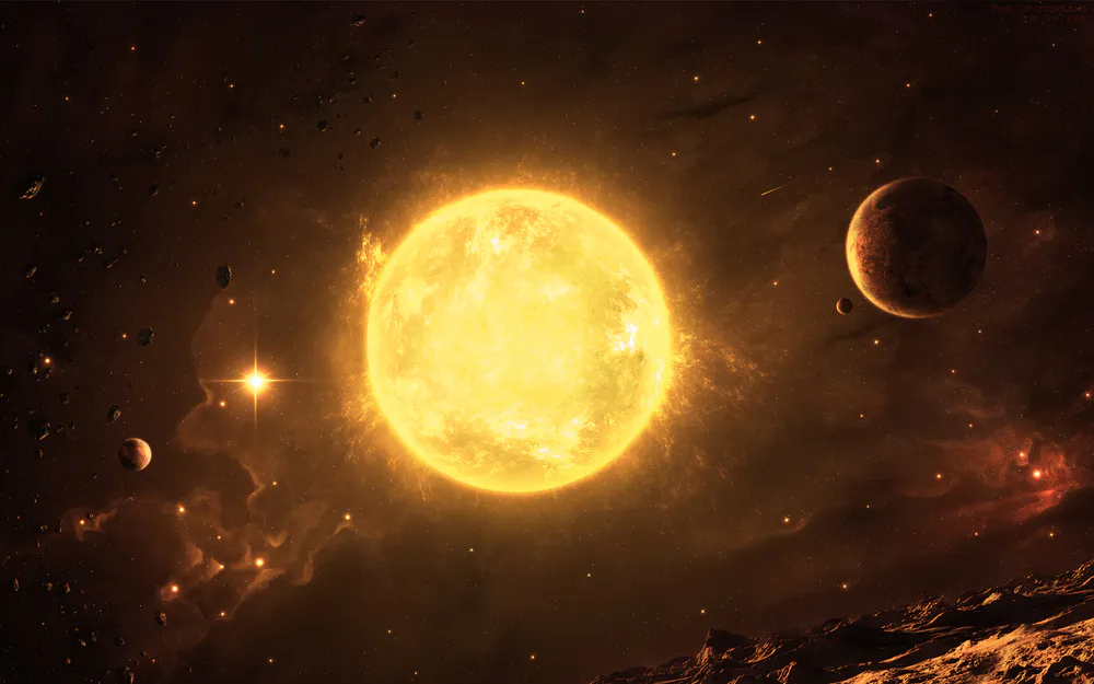 Wallpaper Sun Solar Outer Space 1680x1050