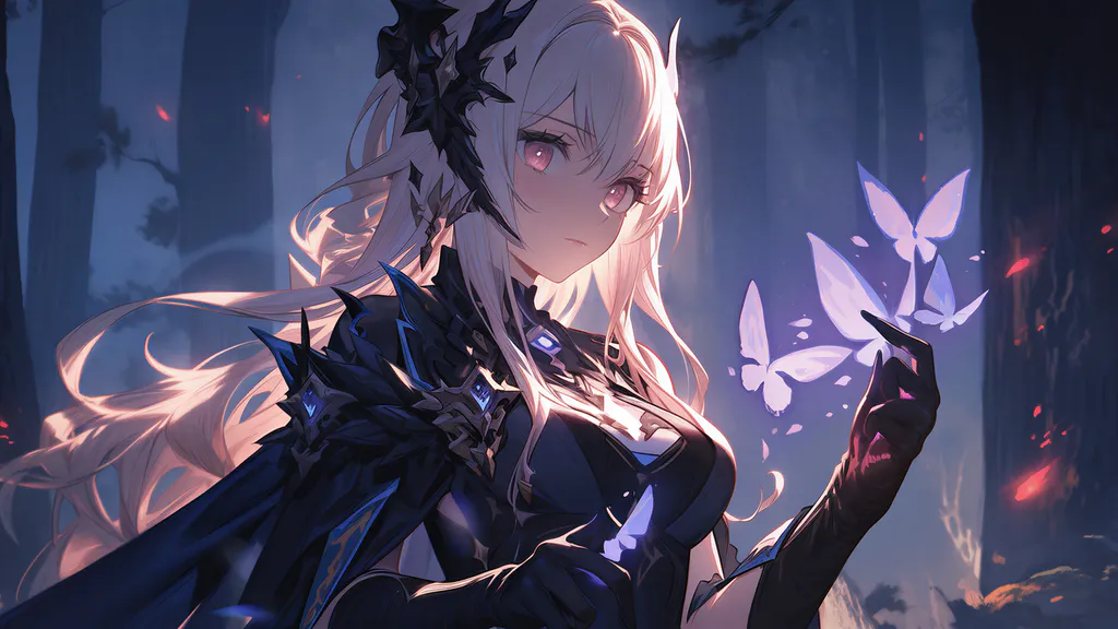 Шпалери для робочого столу: Лазурні крила зарості