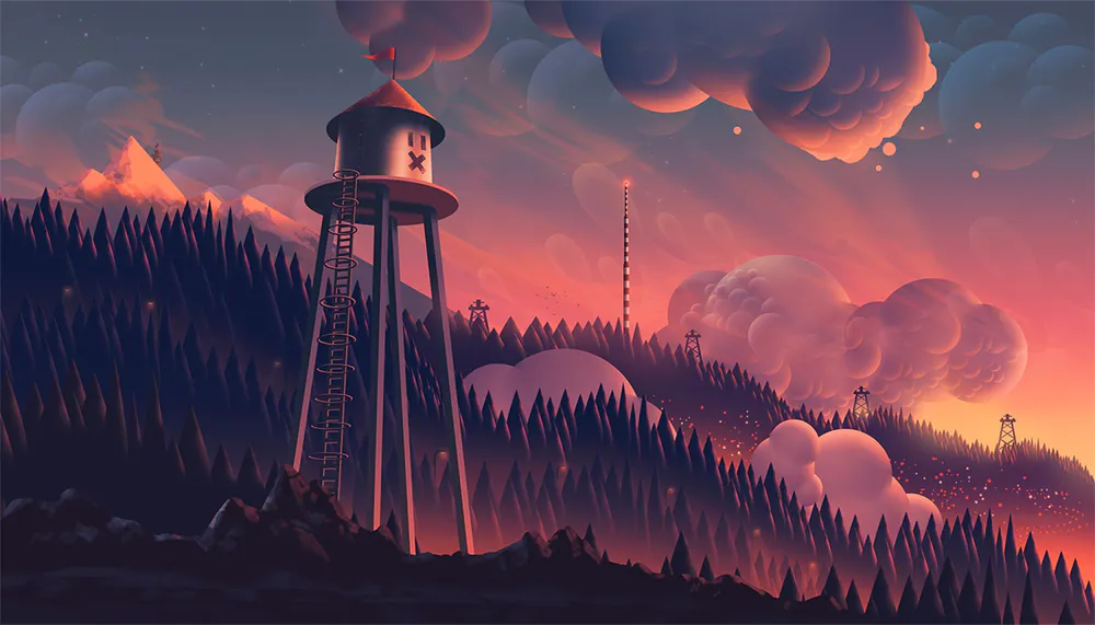Wallpaper Watchtower 1280x800