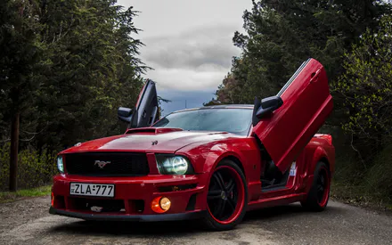 Ford Mustang Roush 427R, Red