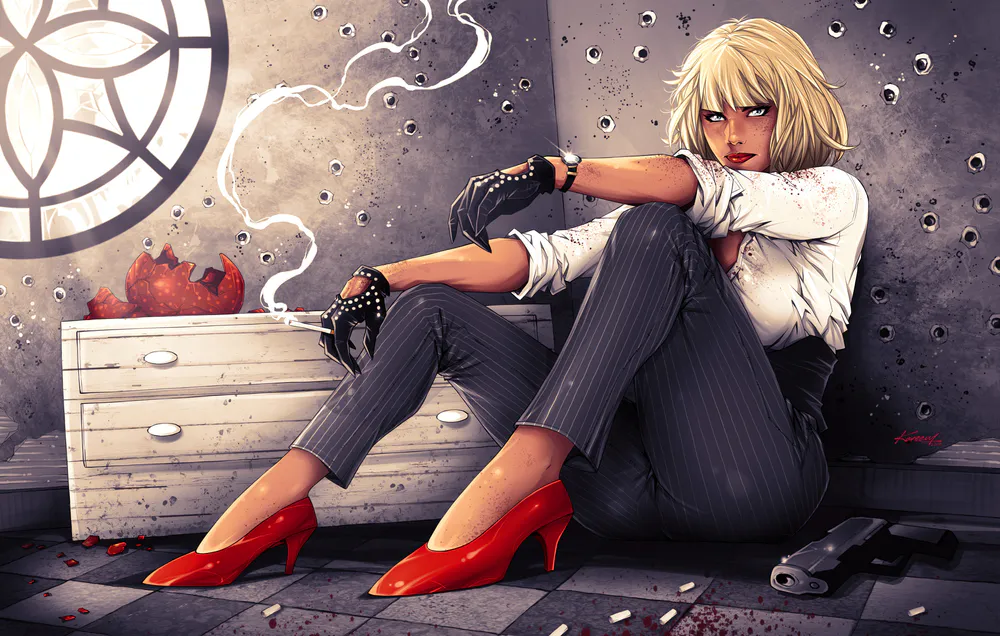 Wallpaper Atomic Blonde 3440x1440