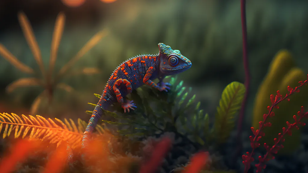 Обои на рабочий стол: Хамелеон