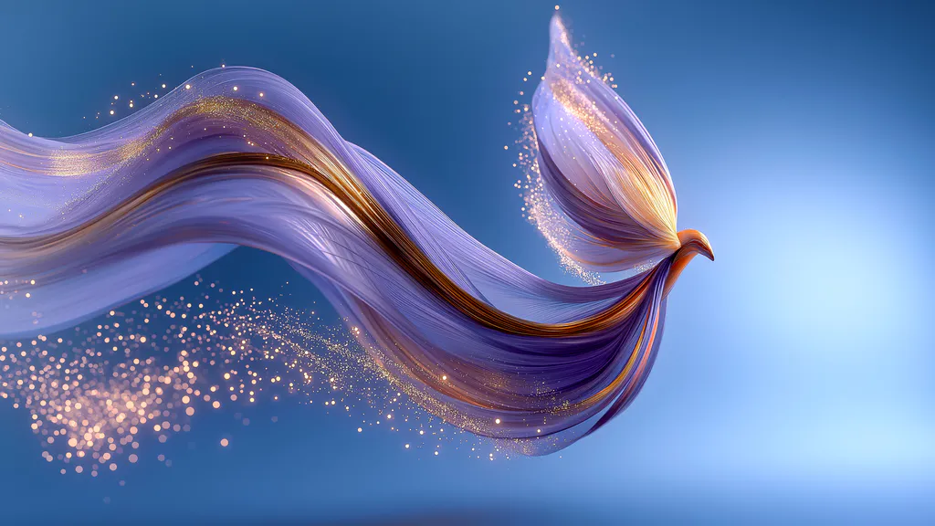 Обои на рабочий стол: Эфирный полет