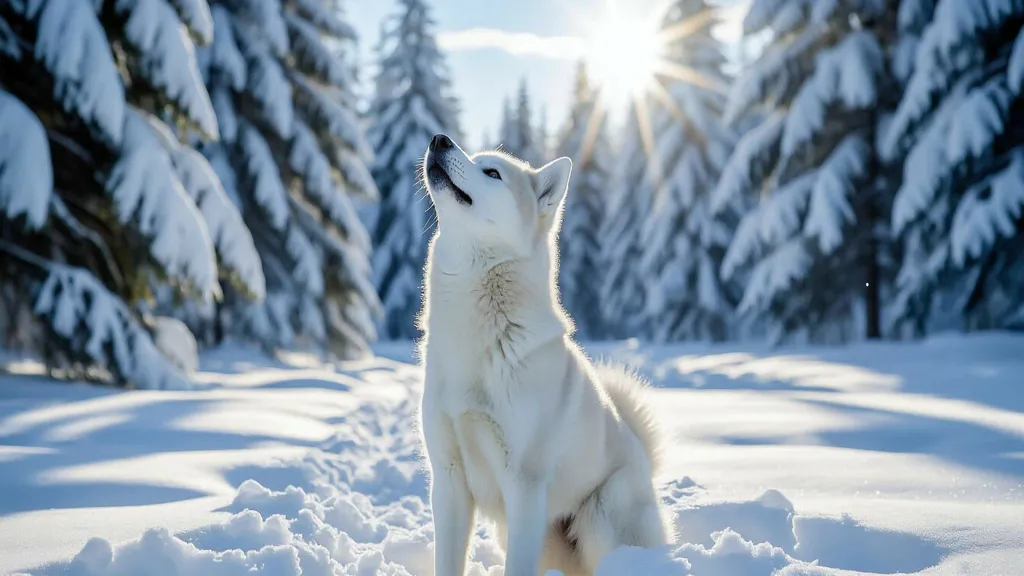 Обои на рабочий стол: Хаски