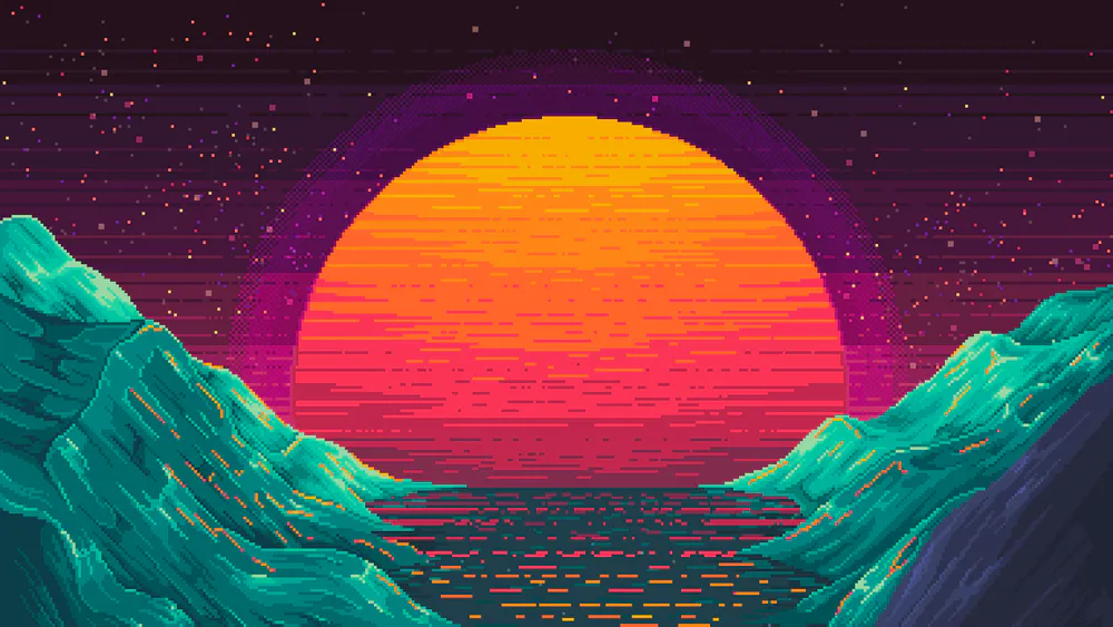 Wallpaper Sunset 1024x576