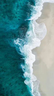 Waves, Beach, Sea, Sandy Shore, Turquoise Water, Coastline, Drone