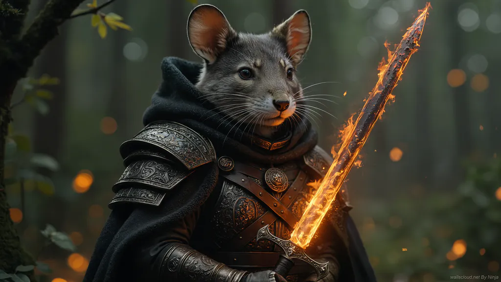 Desktop wallpaper: Mouse Warrior