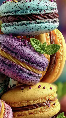 Baking, Dessert, Makarun, Sweets